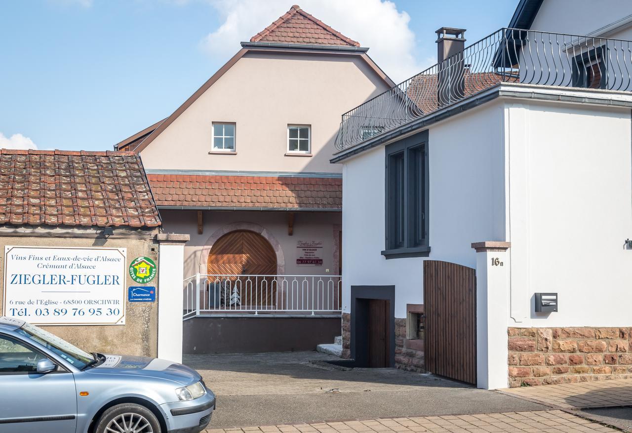 Gites & Chambes D'Hotes Fugler Orschwihr Exterior foto